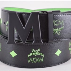 MCM Claus Reversible Leather Belt